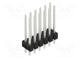 Connector: pin strips; pin header; male; PIN: 12; 2.54mm; THT; 2x6