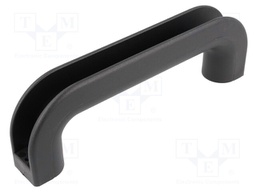 Handle; Mat: polyamide; black; H: 60mm; L: 188mm; W: 28mm