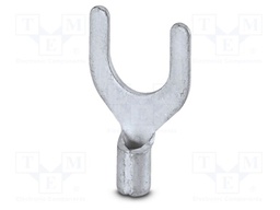 Non-insulated; Body: silver; Tip: fork