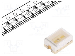 LED; SMD; 1208; red; 25÷63mcd; 3x2x1.3mm; 2.2V; 20mA; λd: 625-635nm