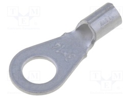 Ring terminal; M3; 1mm2; crimped; for cable; non-insulated; 3.2mm