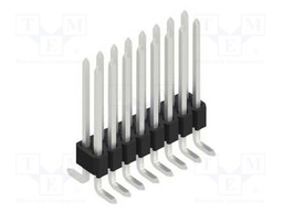 Connector: pin strips; pin header; male; PIN: 16; 1.27mm; SMT; 2x8