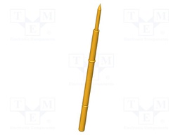 Test needle; Operational spring compression: 4mm; 5A; Ø: 1mm; 1.5N