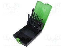 Kit: taps; Kind of holder: square,machine; Kit: taps,drill bits