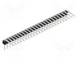 Connector: pin strips; pin header; male; PIN: 24; 2.54mm; THT; 1x24