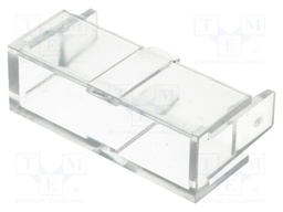 Cover; cylindrical fuses; 5x20mm; 6.3A; Works with: ZHL15,ZHL31