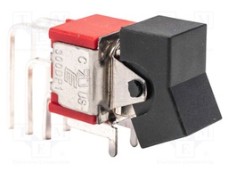 ROCKER; DPDT; Pos: 2; ON-ON; 2A/250VAC; 5A/28VDC; black; -30÷85°C