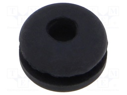 Grommet; black; UL94HB; TPR