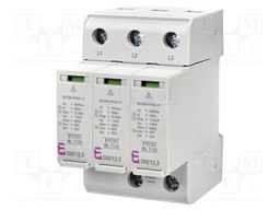 Surge arrester; Type 1+2+3; Poles: 2; In 8/20us: 40kA; -40÷85°C