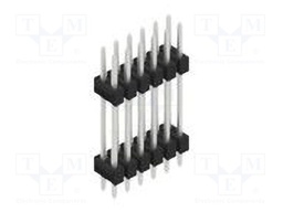 Connector: pin strips; pin header; male; PIN: 12; 2.54mm; THT; 2x6