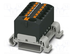Splice terminal: rail; 32A; 800V; push-in; PA; 0.2÷6mm2; W: 46.3mm