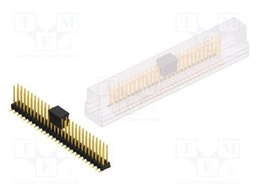 Connector: pin strips; pin header; male; PIN: 54; 2.54mm; SMT; 2x27