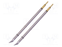 Tip; bent conical; 0.2x6.8mm; 468°C; for hot tweezers; 2pcs.