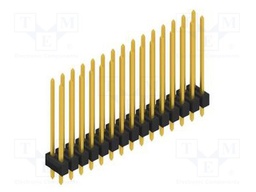 Connector: pin strips; pin header; male; PIN: 30; 2.54mm; THT; 2x15