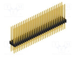 Connector: pin strips; pin header; male; PIN: 60; 1.27mm; THT; 2x30