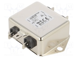 Filter: anti-interference; one-phase; 250VAC; Cx: 330nF; Cy: 3.3nF