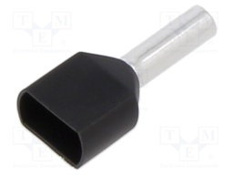Tip: bootlace ferrule; insulated,double; copper; 1.5mm2; 8mm