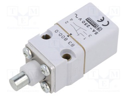 Limit switch; pin plunger Ø8mm; SPDT; 5A; max.250VAC; IP65