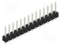 Connector: pin strips; pin header; male; PIN: 14; 2.54mm; THT; 1x14