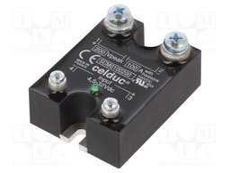 Relay: solid state; Ucntrl: 4.5÷32VDC; 100A; 2÷200VDC; Series: SCM