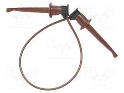 Test lead; 60VDC; 30VAC; 5A; Len: 0.9144m; brown; Insulation: nylon