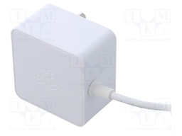 Power supply; 1.5m; white; 12.5W; 2.5A; Out: USB micro; 100÷240VAC