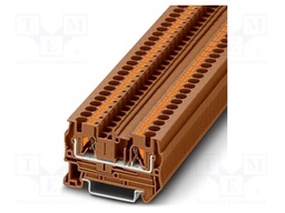 Splice terminal: rail; PT; 32A; 800V; push-in; PA; L: 35.3mm; W: 6.2mm