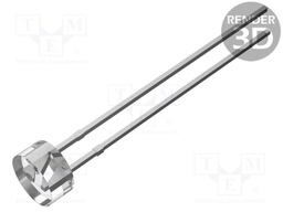 Photoresistor; 5mm; λp max: 850nm; 30V; Lens: transparent