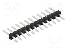 Connector: pin strips; pin header; male; PIN: 12; 2.54mm; SMT; 1x12