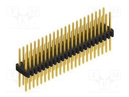 Connector: pin strips; pin header; male; PIN: 46; 1.27mm; THT; 2x23