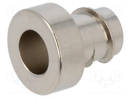 Straight terminal connector; brass; Application: for braids