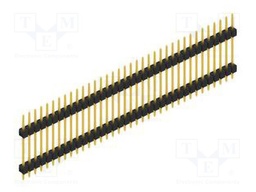 Connector: pin strips; pin header; male; PIN: 36; 2.54mm; THT; 1x36