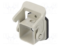 Enclosure: for HDC connectors; size D3A; for latch; straight