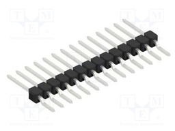 Connector: pin strips; pin header; male; PIN: 14; 2.54mm; SMT; 1x14