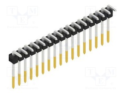 Connector: pin strips; pin header; male; PIN: 17; 2.54mm; THT; 1x17