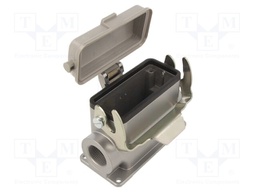 Enclosure: for HDC connectors; C146; size E16; with latch; M25