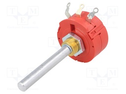 Potentiometer: shaft; single turn; 1kΩ; 2W; ±10%; 6mm; Shaft: smooth