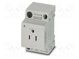 Connector: AC supply; socket; female; 6A; PIN: 3; screw terminal