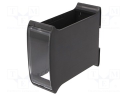 Enclosure: for DIN rail mounting; ABS