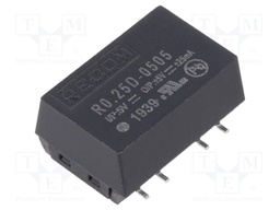 Converter: DC/DC; 0.25W; Uin: 4.5÷5.5V; Uout: 5VDC; Uout2: -5VDC