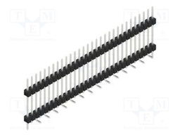 Connector: pin strips; pin header; male; PIN: 30; 2.54mm; SMT; 1x30