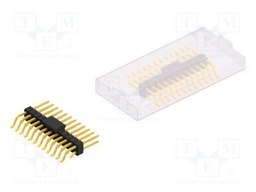 Connector: pin strips; pin header; male; PIN: 24; 2.54mm; SMT; 2x12