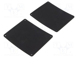 Mount.elem: gasket; IP66; for enclosures; Body: black; 2pcs; 1550M