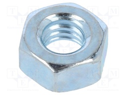 Nut; hexagonal; 1/4"; steel; Plating: zinc; H: 5.8mm; 11.1mm; BN: 104