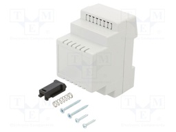 Enclosure: for DIN rail mounting; Y: 53mm; X: 91mm; Z: 70mm; ABS