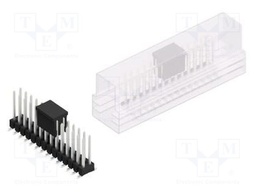 Connector: pin strips; pin header; male; PIN: 28; 2.54mm; SMT; 2x14