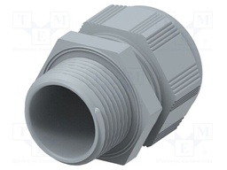 Cable gland; without nut; NPT1"; IP68; Mat: polyamide; grey