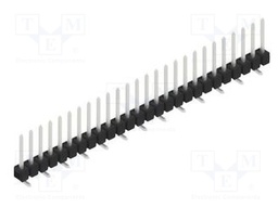 Connector: pin strips; pin header; male; PIN: 26; 2.54mm; SMT; 1x26