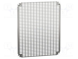 Mounting plate; W: 600mm; L: 500mm; telequick perforated