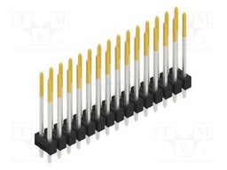 Connector: pin strips; pin header; male; PIN: 30; 2.54mm; THT; 2x15